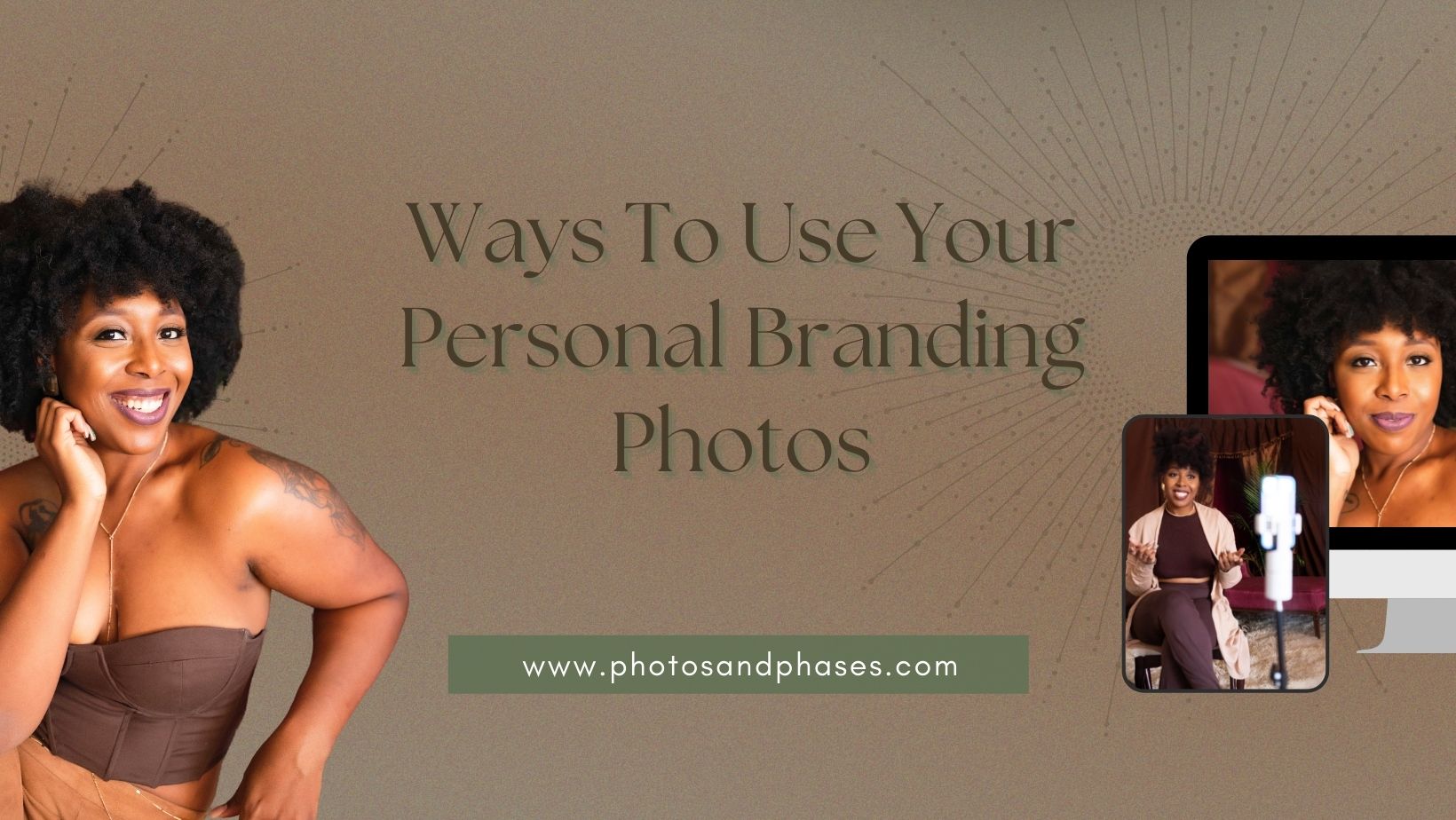 ways to use your personal branding photos
